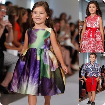 Oscar de la Renta presenta su colección de moda infantil
