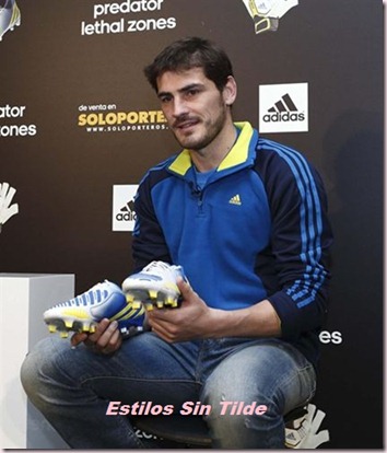 Iker Casillas presenta los nuevos diseños de Adidas