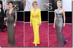 Tendencias en la alfombra roja de los Oscar 2013