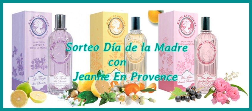 Sorteo Día de la Madre: gana un lote de 3 perfumes de Jeanne en Provence